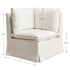 Nelly Slipcover Performance Dining Banquette