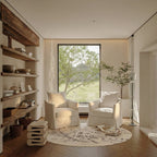 Eliza Slipcover Swivel Barrel Chair