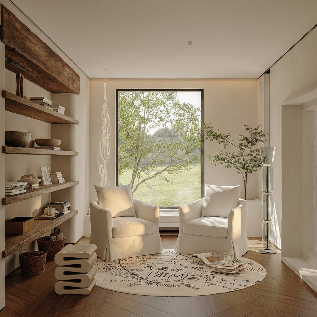 Eliza Slipcover Swivel Barrel Chair