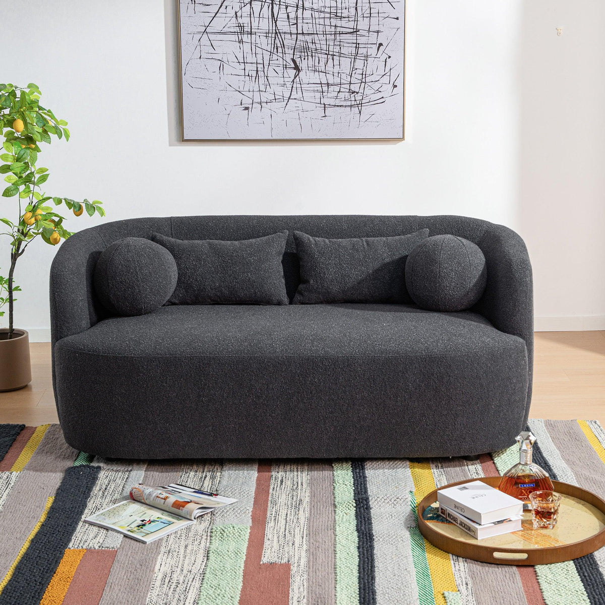 Ashlie Bouclé Loveseat