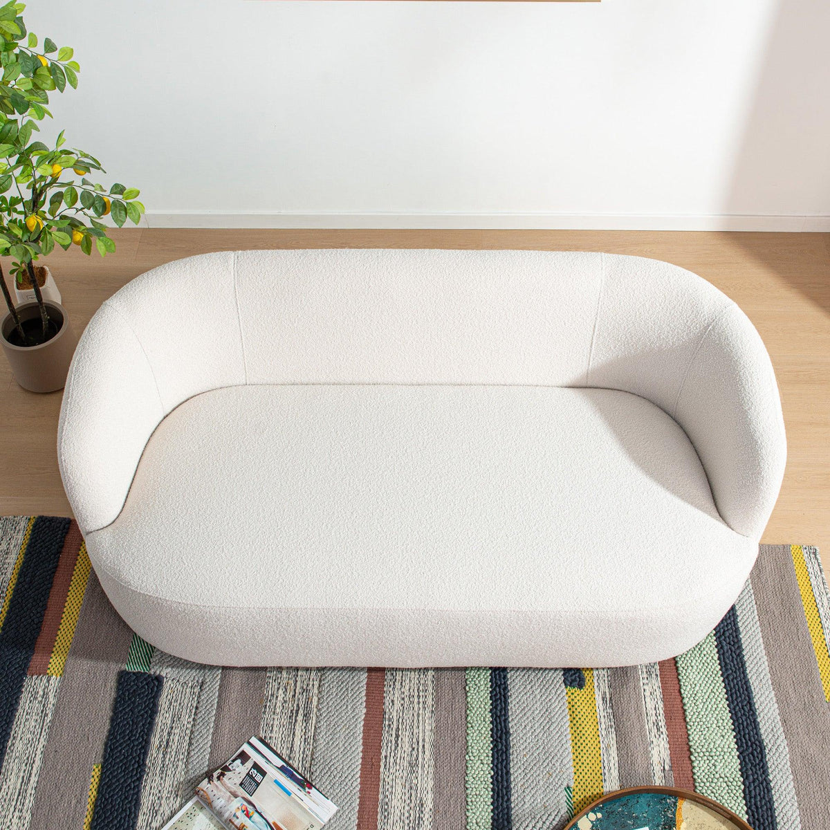 Ashlie Bouclé Loveseat
