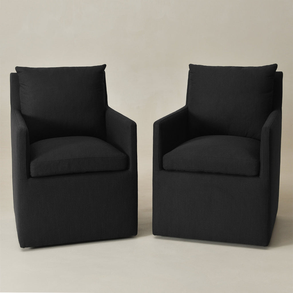 Sean Performance Linen Dining Chair