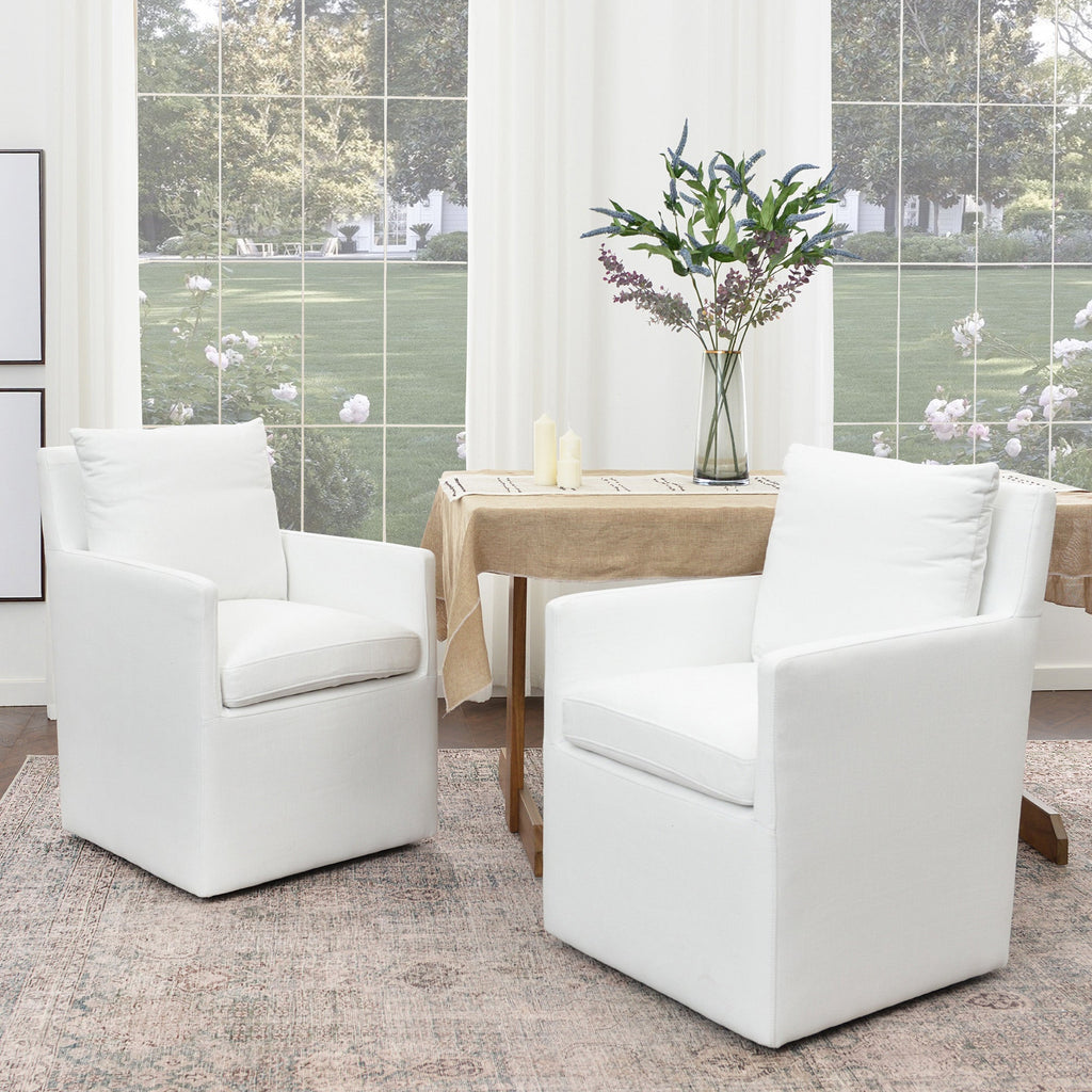Sean Performance Linen Dining Chair