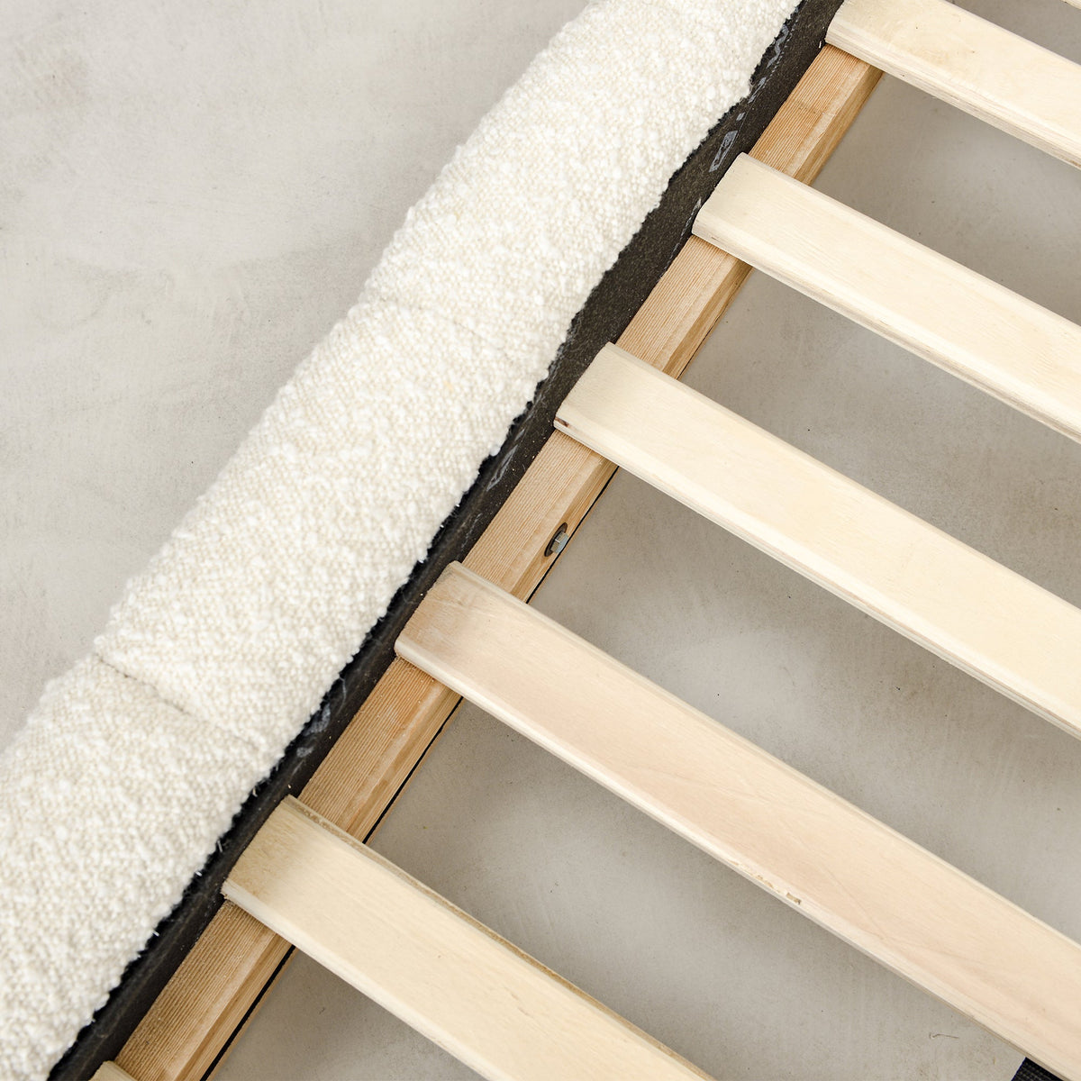 Agnes Bouclé Platform Bed