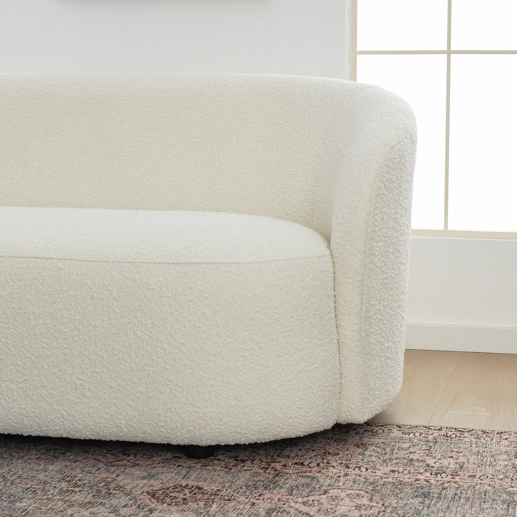 Everitte Bouclé Loveseat Sofa