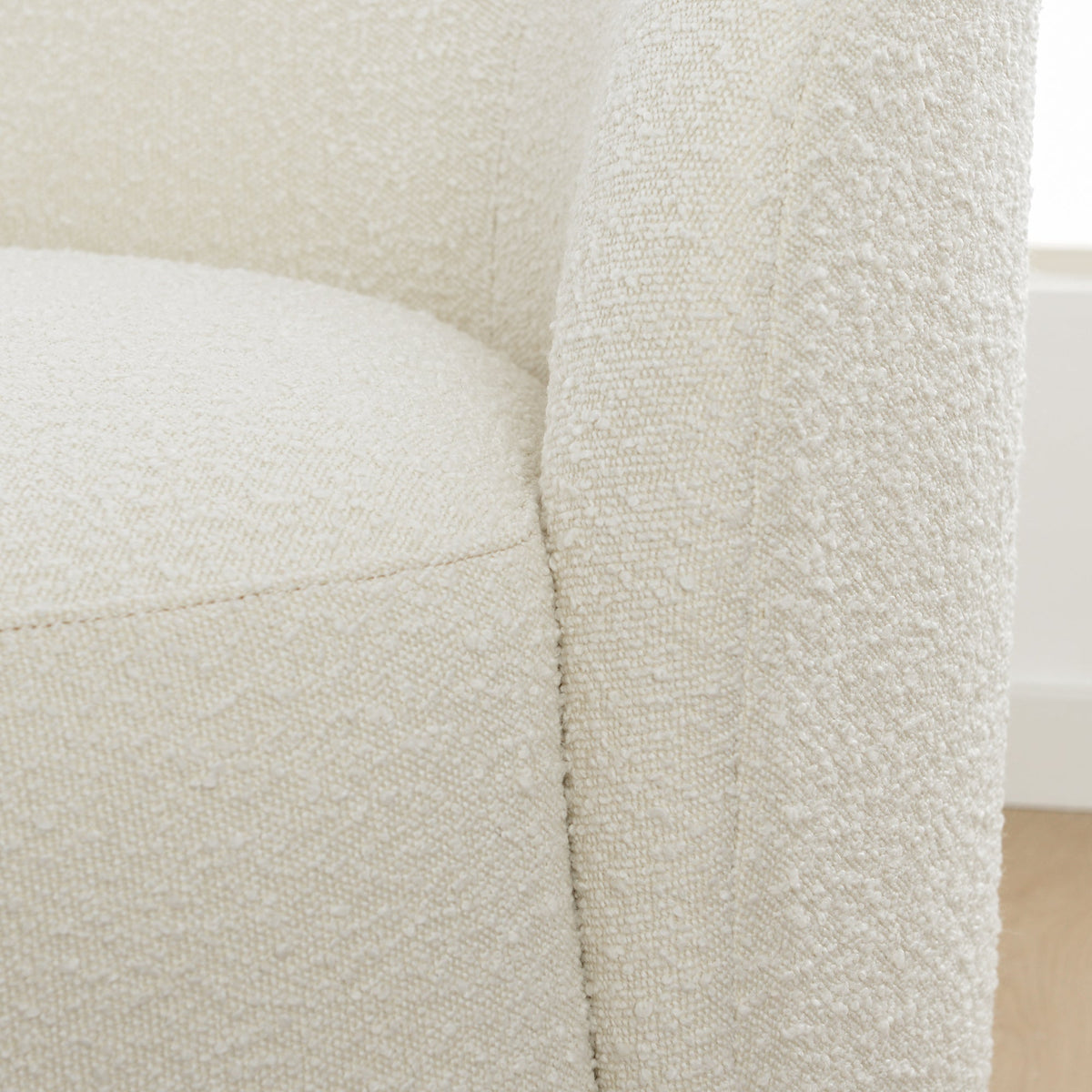 Everitte Bouclé Loveseat Sofa