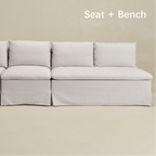 Nelly Slipcover Performance Dining Banquette