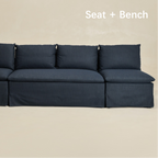 Nelly Slipcover Performance Dining Banquette