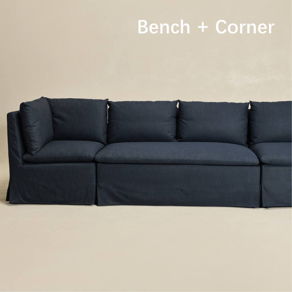 Nelly Slipcover Performance Dining Banquette