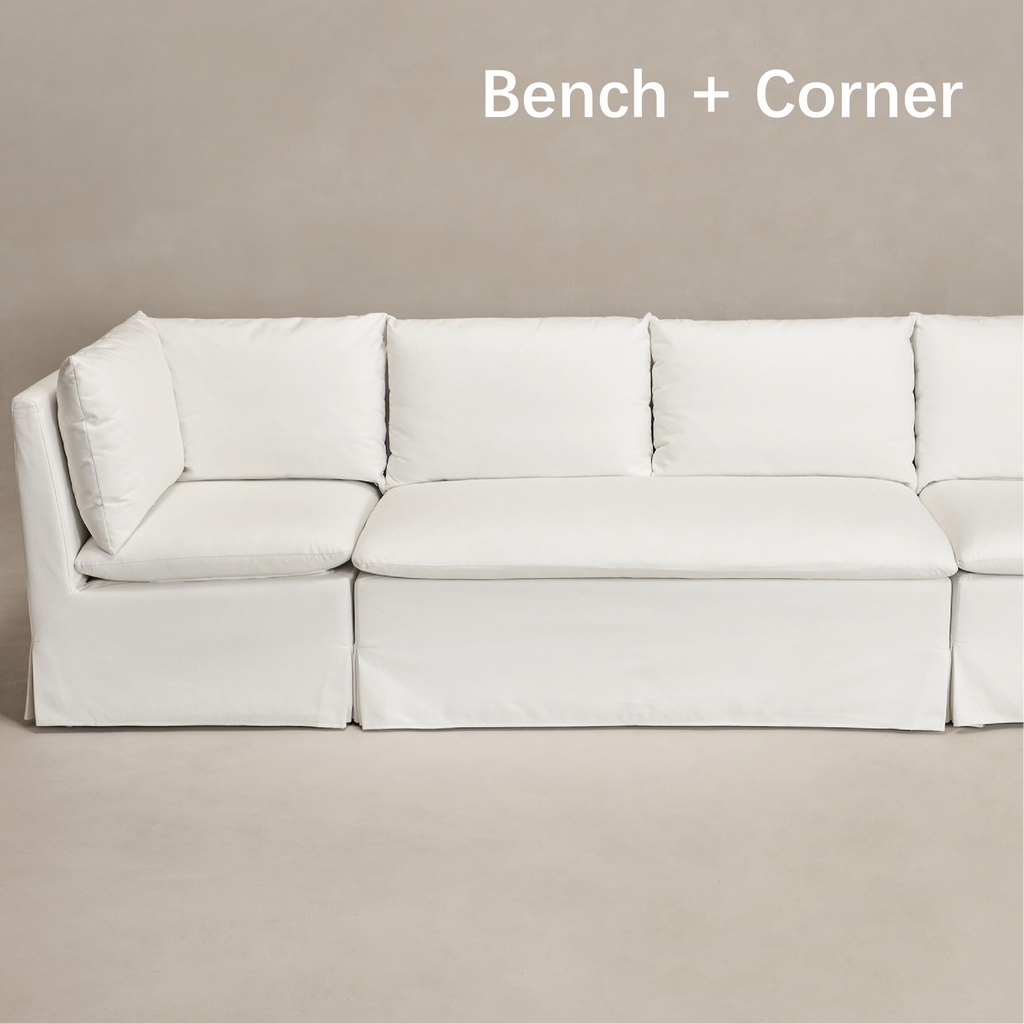 Nelly Slipcover Performance Dining Banquette