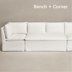 Nelly Slipcover Performance Dining Banquette