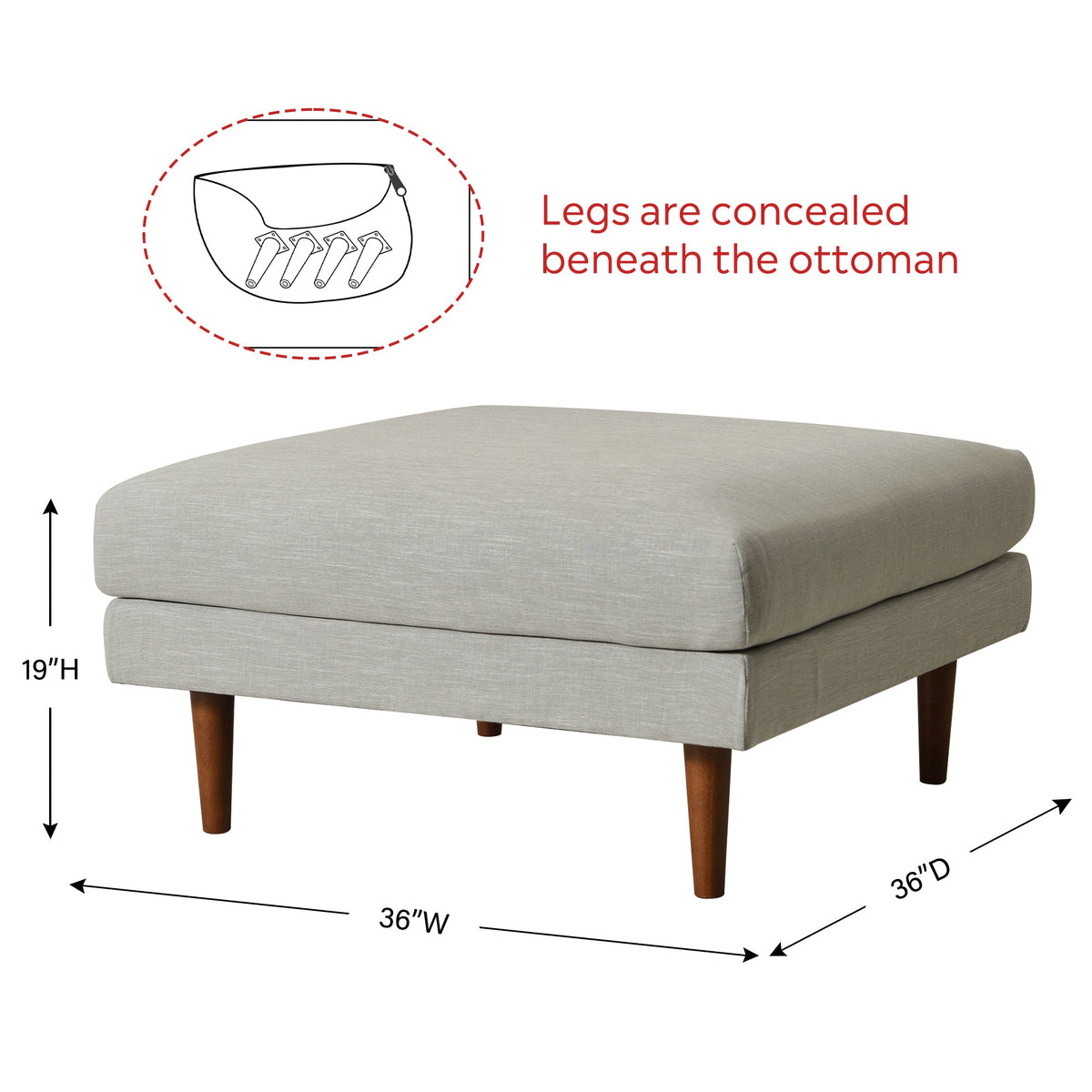 Samuel Upholstered Ottoman