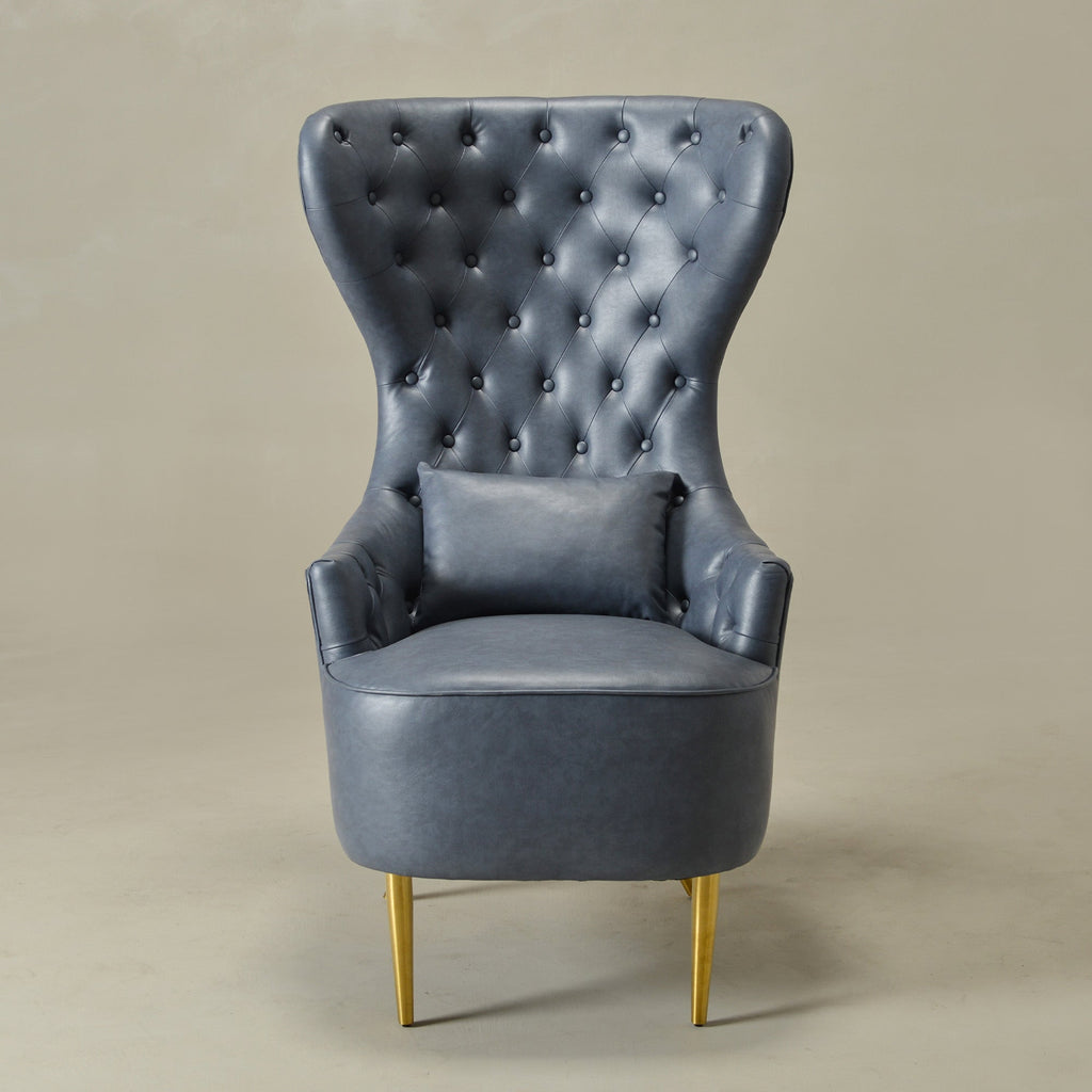 Letitia Faux Leather Wingback Chair