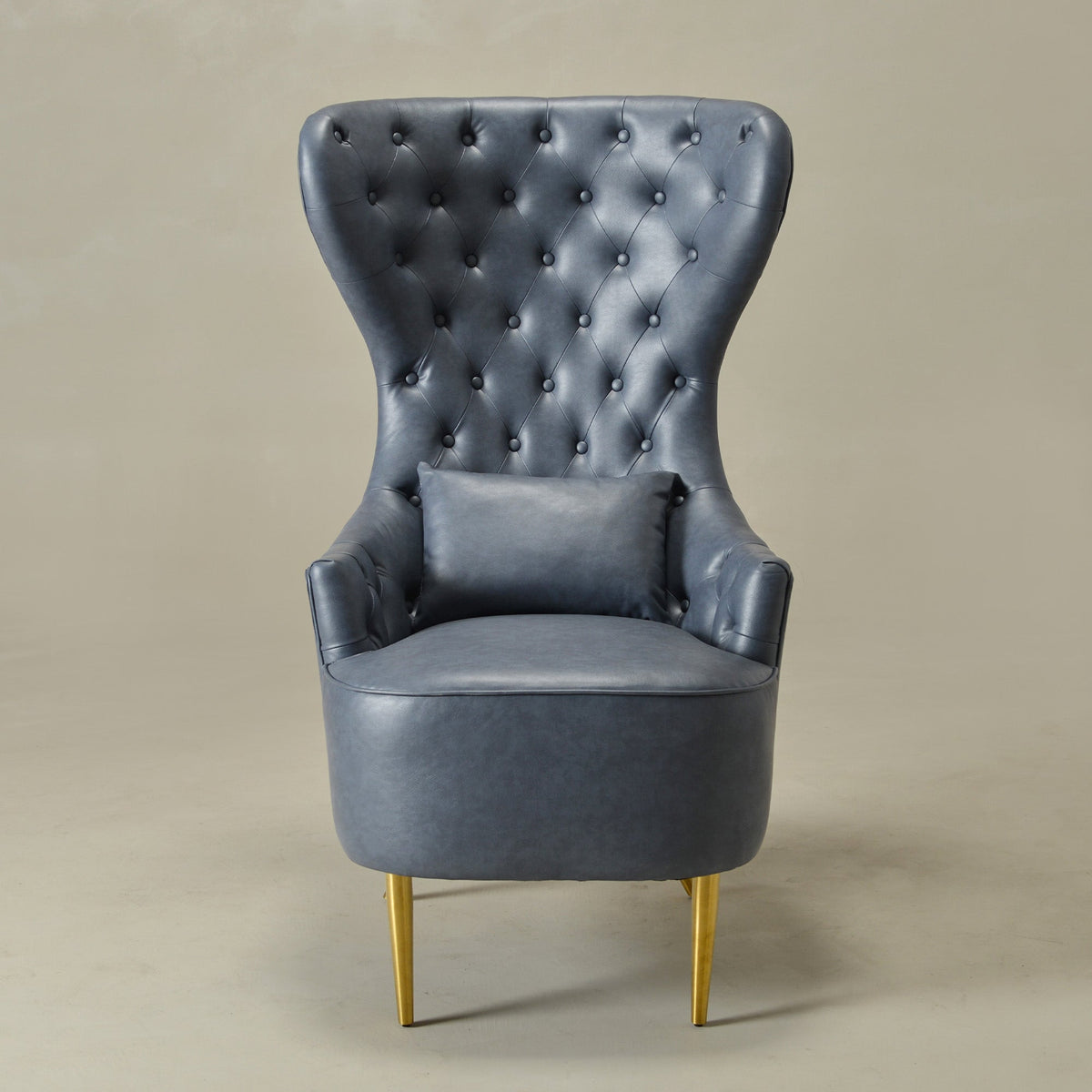 Letitia Faux Leather Wingback Chair
