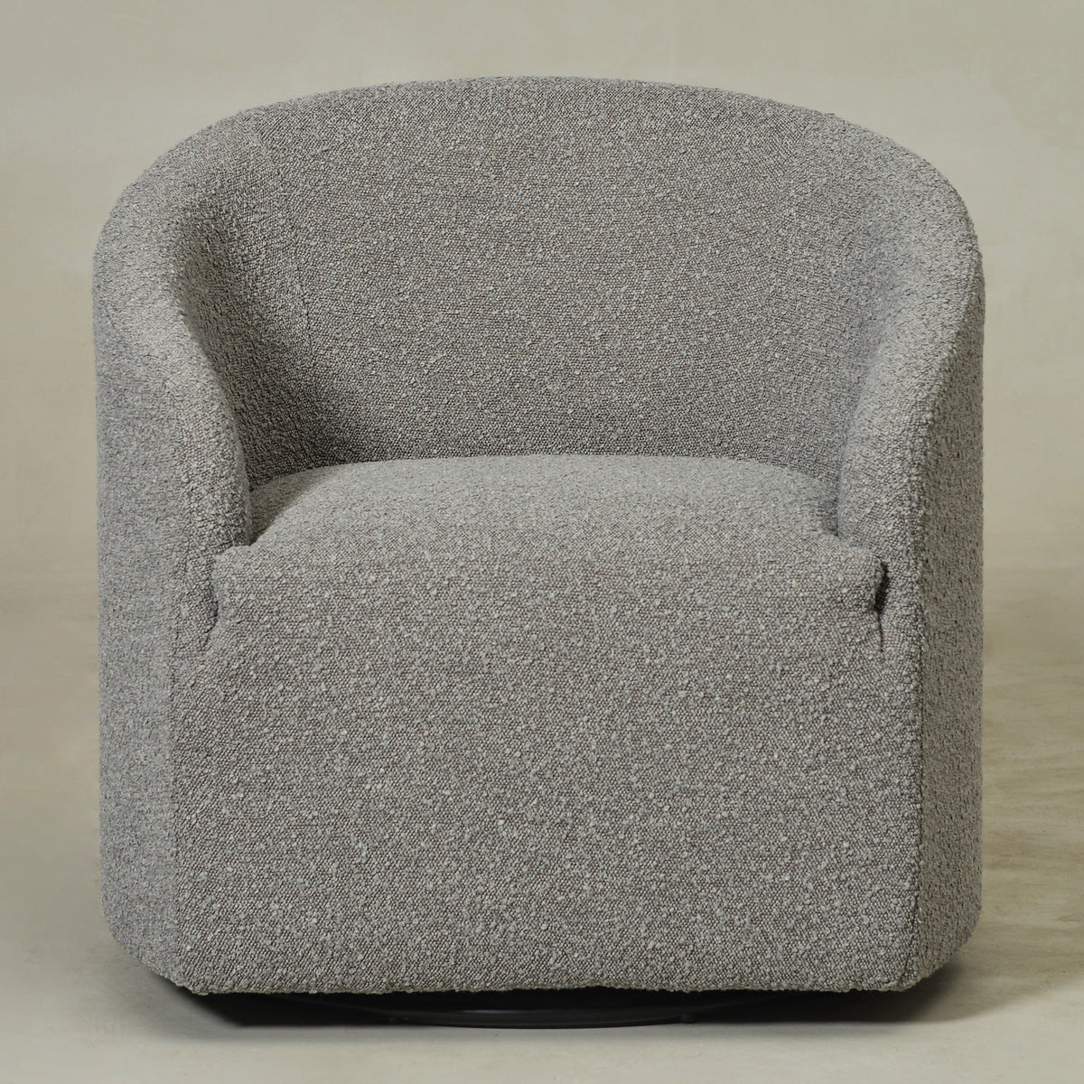 Susie Premium Bouclé Swivel Barrel Chair