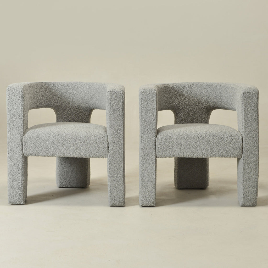 Herbert Modern Bouclé Armchair