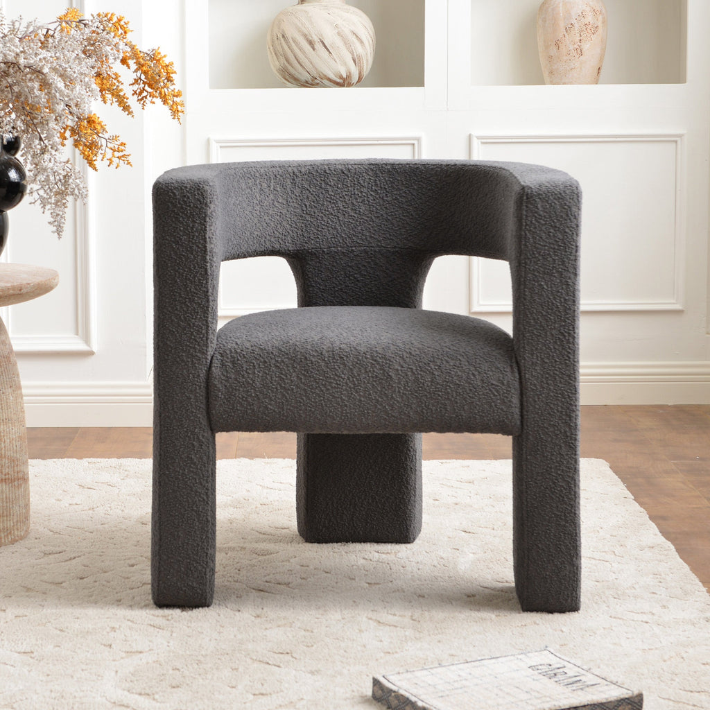 Herbert Modern Bouclé Armchair