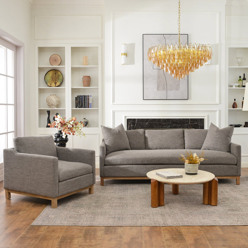 Albert Premium Linen Armchair