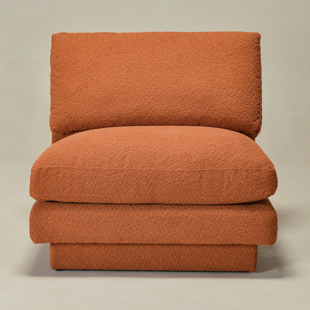 Montyne Bouclé Armless Chair