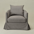Eliza Slipcover Swivel Barrel Chair