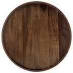 Teratect Round Black Walnut Serving Tray