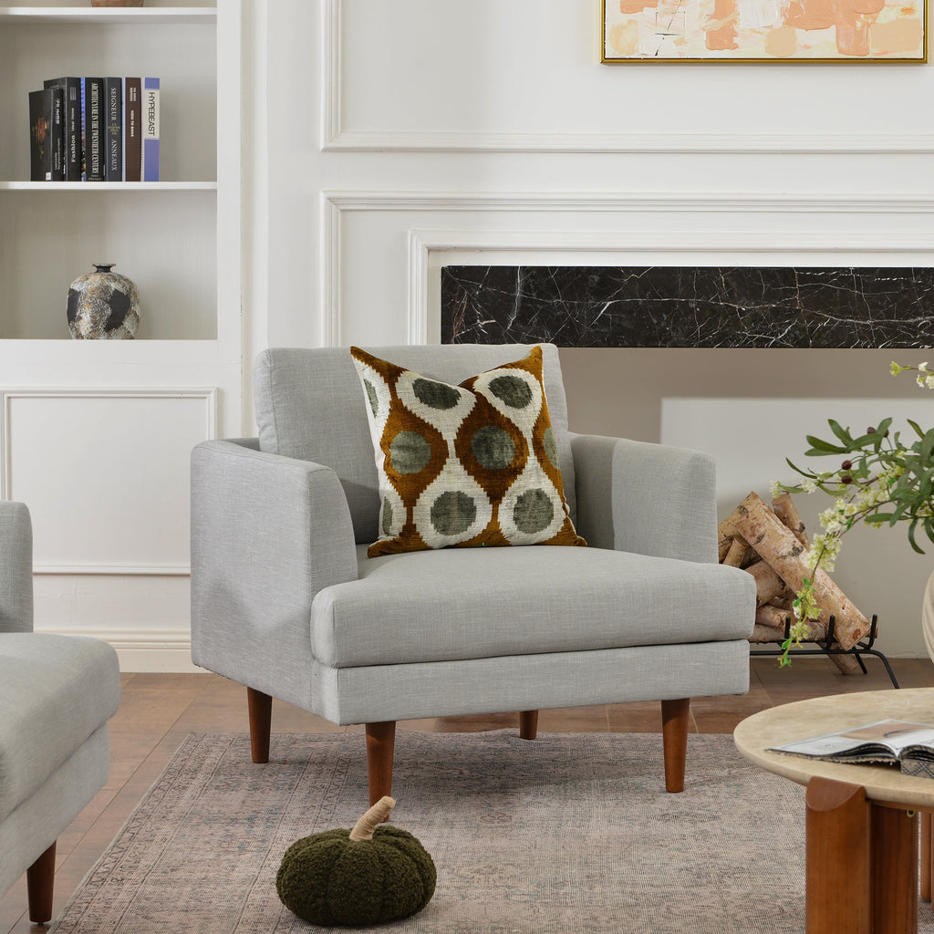Samuel Tapered Linen ArmChair