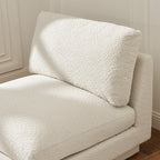 Montyne Bouclé Armless Chair
