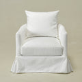 Eliza Slipcover Swivel Barrel Chair