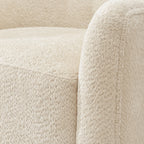 Vestie Chenille Swivel Barrel Chair