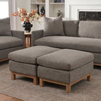 Albert Premium Linen Ottoman