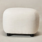 Elmer Linen Ottoman