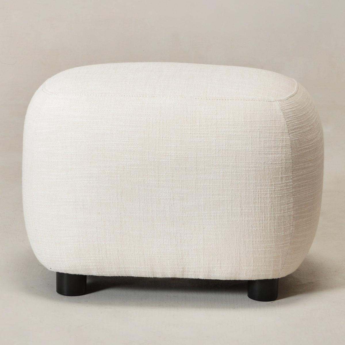Elmer Linen Ottoman