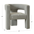 Herbert Modern Bouclé Armchair