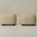 Elmer Linen Ottoman