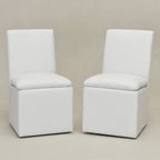 Diane Performance Dining Side Chair with Casters