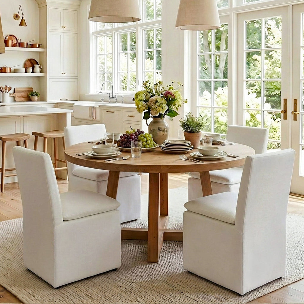 Diane Performance Dining Side Chair with Casters