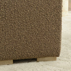 Ida Bouclé Square Ottoman