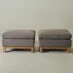 Albert Premium Linen Ottoman