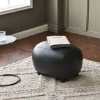 Elmer Faux Leather Ottoman