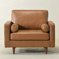 Tiziano Tufted Armchair with Accent Pillows