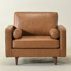Tiziano Tufted Armchair with Accent Pillows