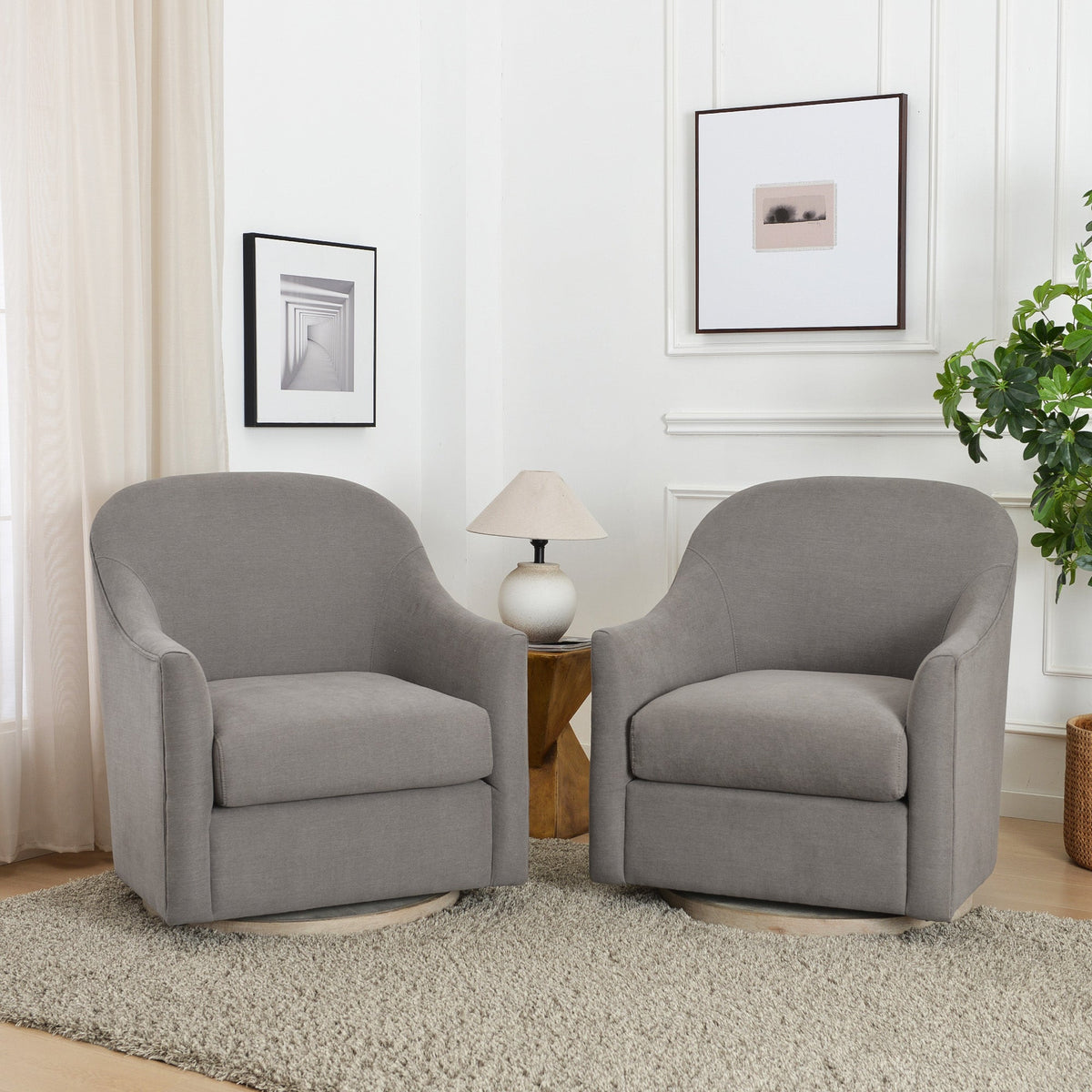 Ethel Swivel Nursery Glider