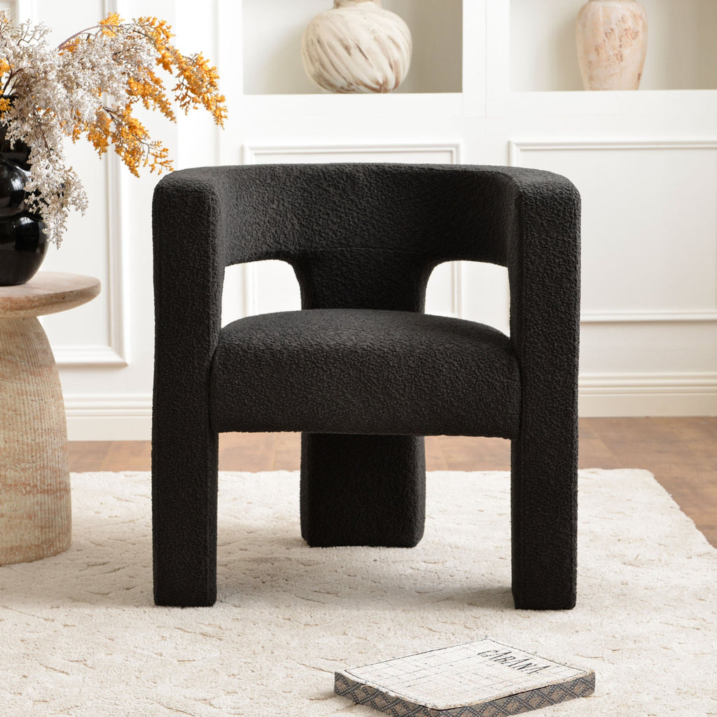 Herbert Modern Bouclé Armchair