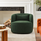 Ashlie Bouclé Swivel Barrel Chair