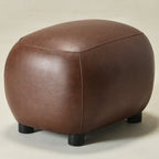 Elmer Faux Leather Ottoman