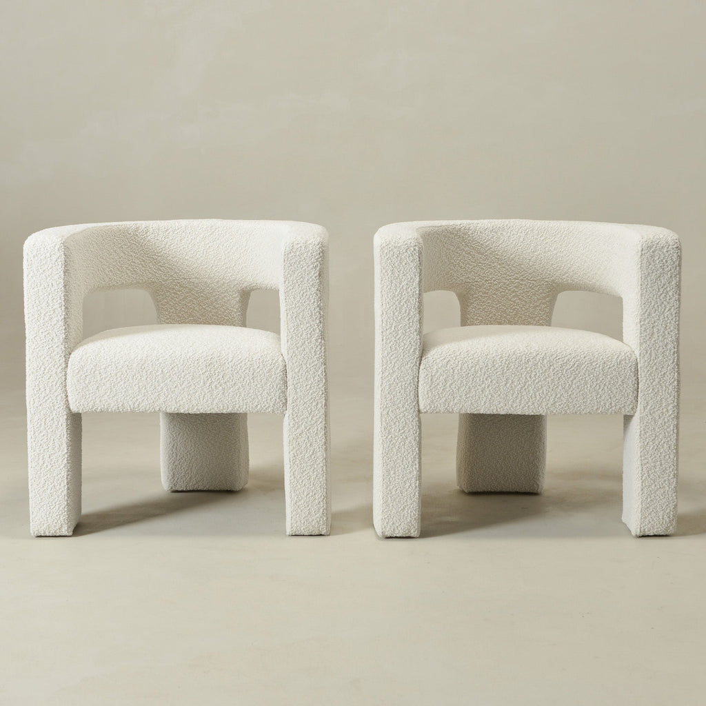 Herbert Modern Bouclé Armchair