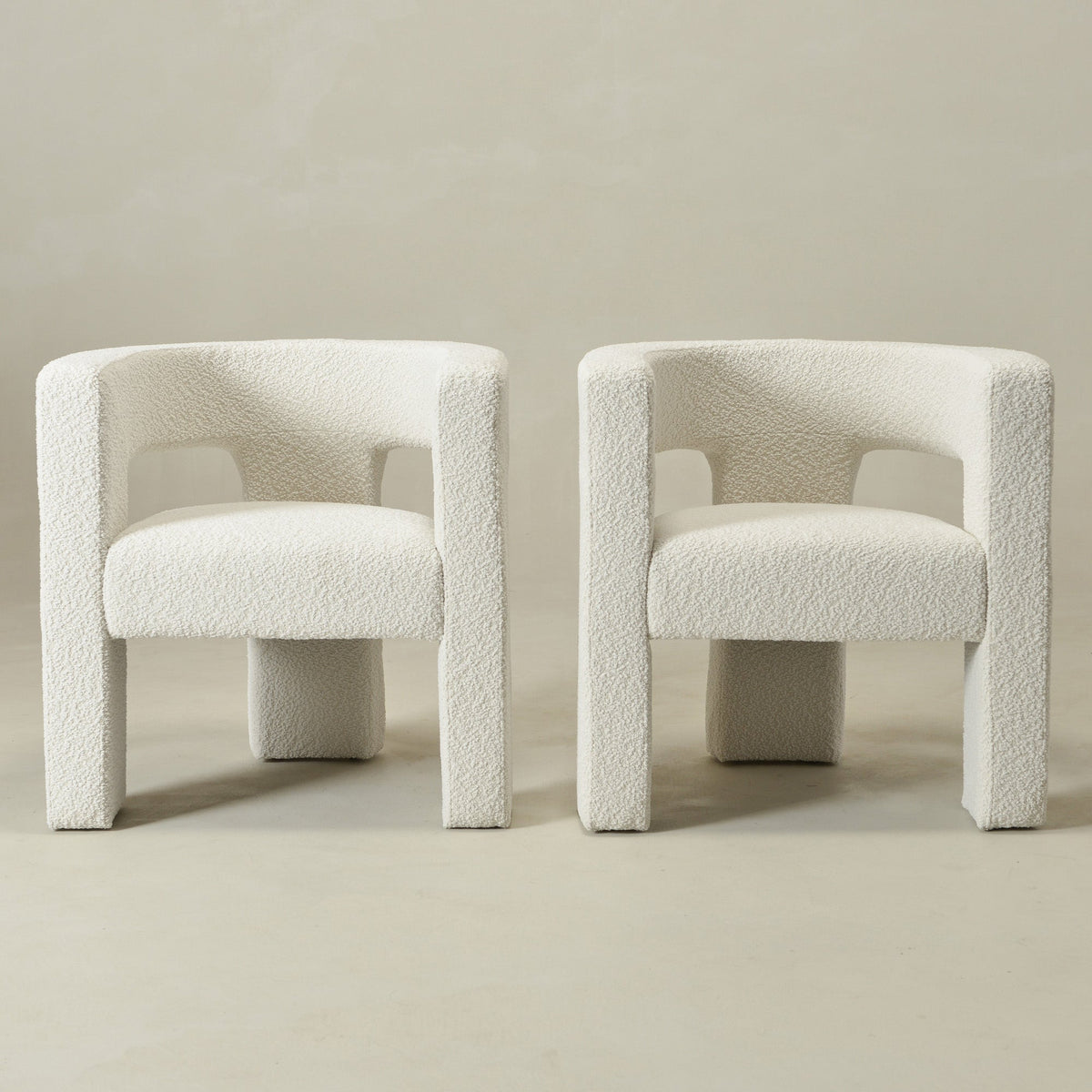 Herbert Modern Bouclé Armchair