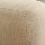 Elmer Linen Ottoman