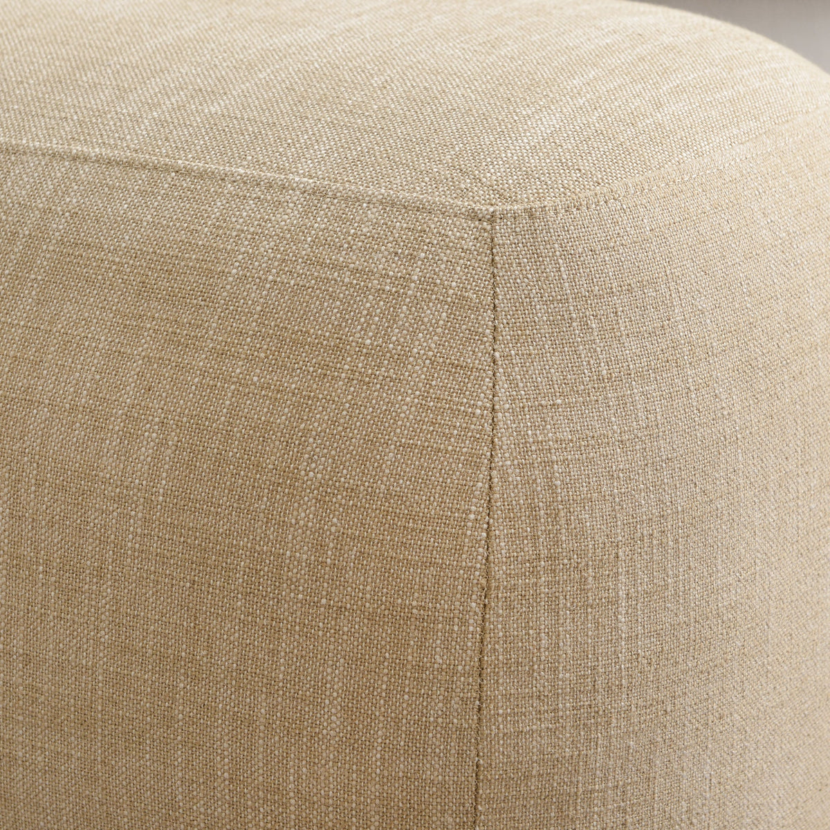 Elmer Linen Ottoman