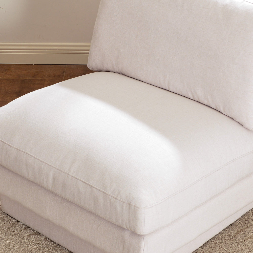 Montyne Linen Armless Chair